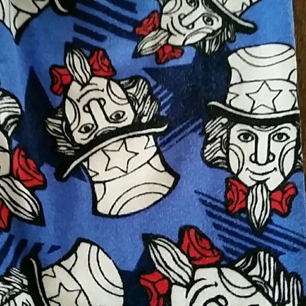 Lularoe Uncle Sam Leggings  - Picture 2 of 4
